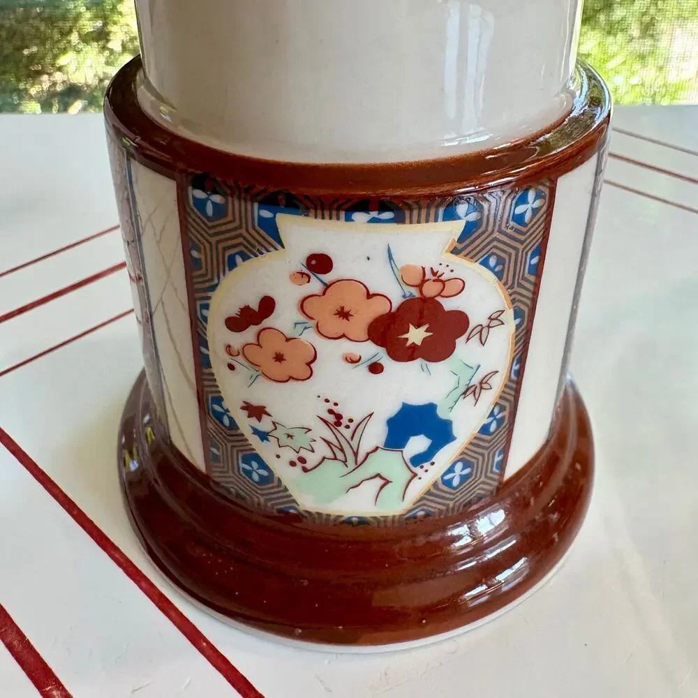 Vintage Gailstyn Sutton Towle Oriental Votive Holder Glass Shade